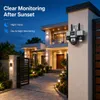 Cybernautt K18Z (6+6+6) MP 3 Lens PTZ 4G Sim Wireless Outdoor CCTV Camera with Three Side View | 360° | Night Vision | Motion Detection| Siren Alarm| Outdoor | Gym | Farm