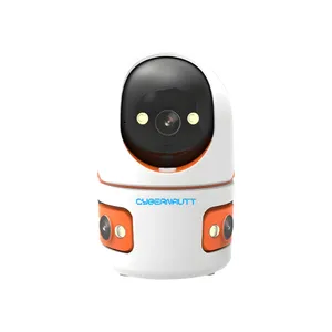 Cybernautt V6Z 6MP HD Surveillance Camera True 3 Lenses Night Vision for Home Use , New Baby Monitor , Motion Detection , Upto 128Gb
