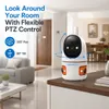 Cybernautt V6Z 6MP HD Surveillance Camera True 3 Lenses Night Vision for Home Use , New Baby Monitor , Motion Detection , Upto 128Gb