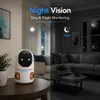 Cybernautt V6Z 6MP HD Surveillance Camera True 3 Lenses Night Vision for Home Use , New Baby Monitor , Motion Detection , Upto 128Gb