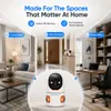 Cybernautt V6Z 6MP HD Surveillance Camera True 3 Lenses Night Vision for Home Use , New Baby Monitor , Motion Detection , Upto 128Gb