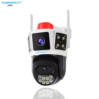 Cybernautt O8M Dual Lens 8MP Wi-Fi Security Camera with 2 Way Talk  & Supports SD Upto 256GB