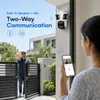 Cybernautt Z12I 4MP+4MP+4MP 3 Lens Smart Wi-Fi Camera with LAN Port Human Tracking Night Vision & 2-Way Audio for Home Security