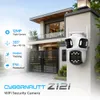 Cybernautt Z12I 4MP+4MP+4MP 3 Lens Smart Wi-Fi Camera with LAN Port Human Tracking Night Vision & 2-Way Audio for Home Security