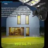 Cybernautt X13L 18MP 3 Lens PTZ Solar 4G Sim Outdoor CCTV Streetlight Camera with 3 View | Siren Alarm | Night Vision | All 3 Lens Mobile Controlled | Use Air-tel 4G Sim