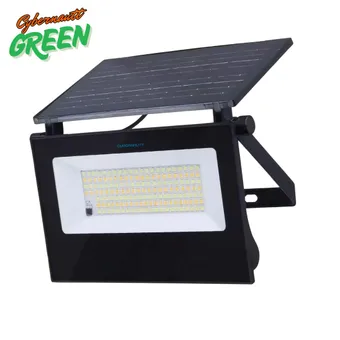 Cybernautt 50W 6000K Cool Day White Outdoor Solar Flood Light, Vega SL05-50