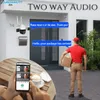 Cybernautt Z6A Security Camera, 5MP Triple Lens PTZ Outdoor Camera, 355° Pan 90° Tilt, Color Night Vision, Dual-Band WiFi, Two-Way Audio, Motion Tracking, Human Detection, IP65 Waterproof, Cloud/TF Storage
