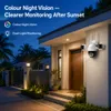 Cybernautt Z6A Security Camera, 5MP Triple Lens PTZ Outdoor Camera, 355° Pan 90° Tilt, Color Night Vision, Dual-Band WiFi, Two-Way Audio, Motion Tracking, Human Detection, IP65 Waterproof, Cloud/TF Storage
