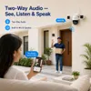 Cybernautt Z6A Security Camera, 5MP Triple Lens PTZ Outdoor Camera, 355° Pan 90° Tilt, Color Night Vision, Dual-Band WiFi, Two-Way Audio, Motion Tracking, Human Detection, IP65 Waterproof, Cloud/TF Storage