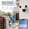 Cybernautt Z6A Security Camera, 5MP Triple Lens PTZ Outdoor Camera, 355° Pan 90° Tilt, Color Night Vision, Dual-Band WiFi, Two-Way Audio, Motion Tracking, Human Detection, IP65 Waterproof, Cloud/TF Storage