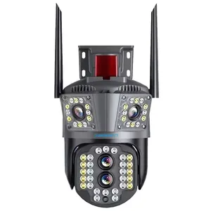 Cybernautt K6F 8MP 4G Dual-Lens PTZ CCTV Camera- 355 deg Pan-Tilt, Colour Night Vision, AI Human Detection, 2-Way Audio, Alarm, up to 128GB