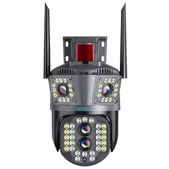 Cybernautt K6F 8MP 4G Dual-Lens PTZ CCTV Camera- 355 deg Pan-Tilt, Colour Night Vision, AI Human Detection, 2-Way Audio, Alarm, up to 128GB