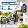 Cybernautt K6F 8MP 4G Dual-Lens PTZ CCTV Camera- 355 deg Pan-Tilt, Colour Night Vision, AI Human Detection, 2-Way Audio, Alarm, up to 128GB