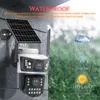 Cybernautt X9I 4MP+4MP 5V 2A CMOS Solar 4G SIM Outdoor Security Camera with Dual Lens & Human Detection
