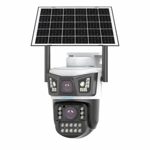 Cybernautt X9I 4MP+4MP  Solar 4G SIM Outdoor Security Camera with Dual Lens & Human Detection