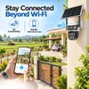 Cybernautt X9I 4MP+4MP  Solar 4G SIM Outdoor Security Camera with Dual Lens & Human Detection