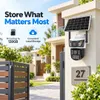 Cybernautt X9I 4MP+4MP  Solar 4G SIM Outdoor Security Camera with Dual Lens & Human Detection