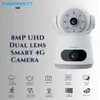 Cybernautt K8I-B 8MP 5V 9000mAh CMOS 4G Sim Camera with Dual Lens, 2-Way Audio & Night Vision