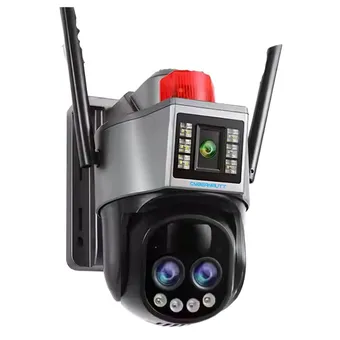 Cybernautt K9O-B 8MP 4G LTE Outdoor CCTV Camera- 10X Optical Zoom, H.265, 12000mAh Battery, Night Vision, Waterproof, Wireless Security Camera for Home/Garden, Supports up to 128GB