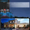 Cybernautt K10Z-B 4G LTE Outdoor Security Camera- 12MP Triple Lens, 355 deg Pan/Tilt, PIR Human Detection, Battery Powered, Night Vision, 2-Way Audio, Supports up to 128GB TF Card