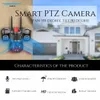 Cybernautt K10Z-B 4G LTE Outdoor Security Camera- 12MP Triple Lens, 355 deg Pan/Tilt, PIR Human Detection, Battery Powered, Night Vision, 2-Way Audio, Supports up to 128GB TF Card