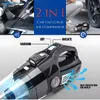Cybernautt Y200D 130W 12VDC Portable Car Vacuum Cleaner Cum Tyre Inflator with LED Light for Car & Bike