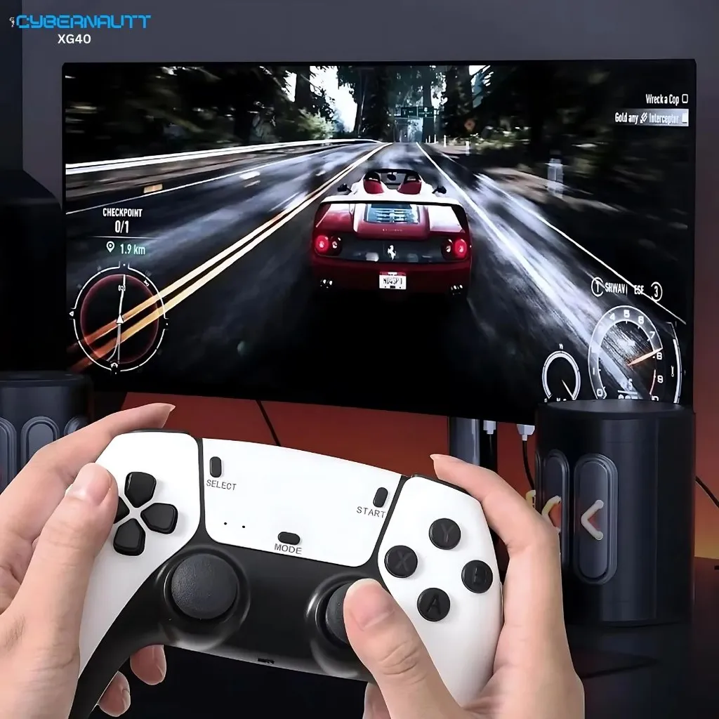 Cybernautt XG40 1920x1080p 64GB Game Console Retro Video Game Stick with Wireless Controller & 30000 Plus Built-in Games