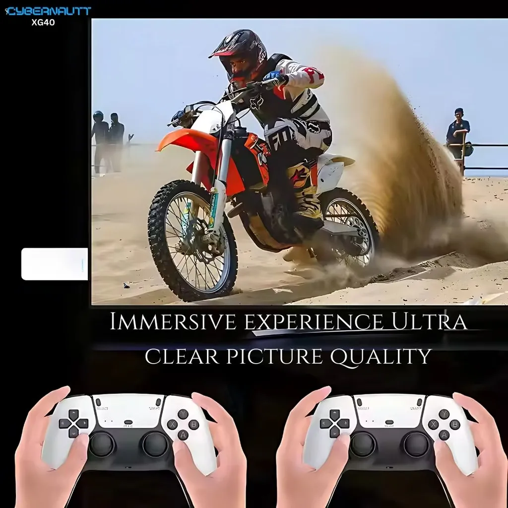 Cybernautt XG40 1920x1080p 64GB Game Console Retro Video Game Stick with Wireless Controller & 30000 Plus Built-in Games