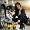 Cybernautt Y100 2-in-1 Tire Inflator & Pressure Gauge, 150PSI, 12V 24A High-Power Motor, Fast Inflation for Cars/Bikes/SUVs, Durable Metal Build & Portable Design