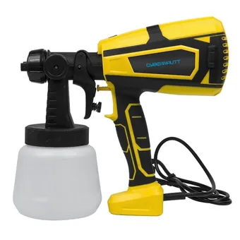 Cybernautt 600W Yellow Electric High Power Paint Sprayer Gun with 800ml Container, CN-PSG02