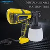 Cybernautt 600W Yellow Electric High Power Paint Sprayer Gun with 800ml Container, CN-PSG02