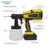 Cybernautt 600W Yellow Electric High Power Paint Sprayer Gun with 800ml Container, CN-PSG02