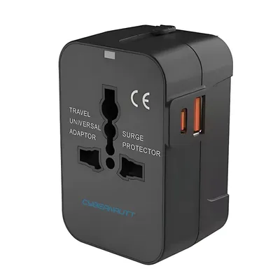 Cybernautt AX02 38W USB C & A Universal Travel Adaptor for Phone & Laptop