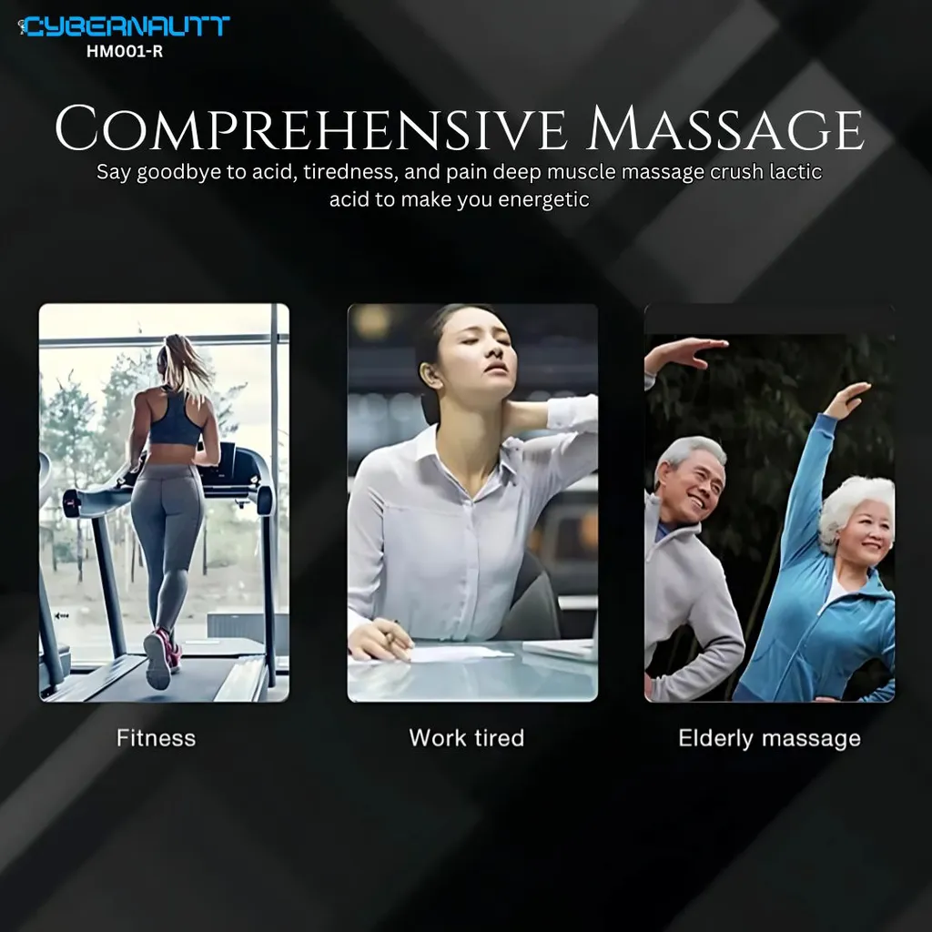 Cybernautt HM001-R 24W High Power Mini Massage Gun for Pain Relief