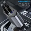 Cybernautt CA03 120W 3A Retractable Car Charger with USB & Type-C