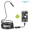 Cybernautt CN40 3-in-1 Endoscope Camera- IP67 Waterproof, 6 LED Lights, 2m Cable Type C & USB Compatible for Android, PC, Laptop Borescope for Car, Bike, Pipe Inspection