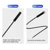 Cybernautt CN40 3-in-1 Endoscope Camera- IP67 Waterproof, 6 LED Lights, 2m Cable Type C & USB Compatible for Android, PC, Laptop Borescope for Car, Bike, Pipe Inspection