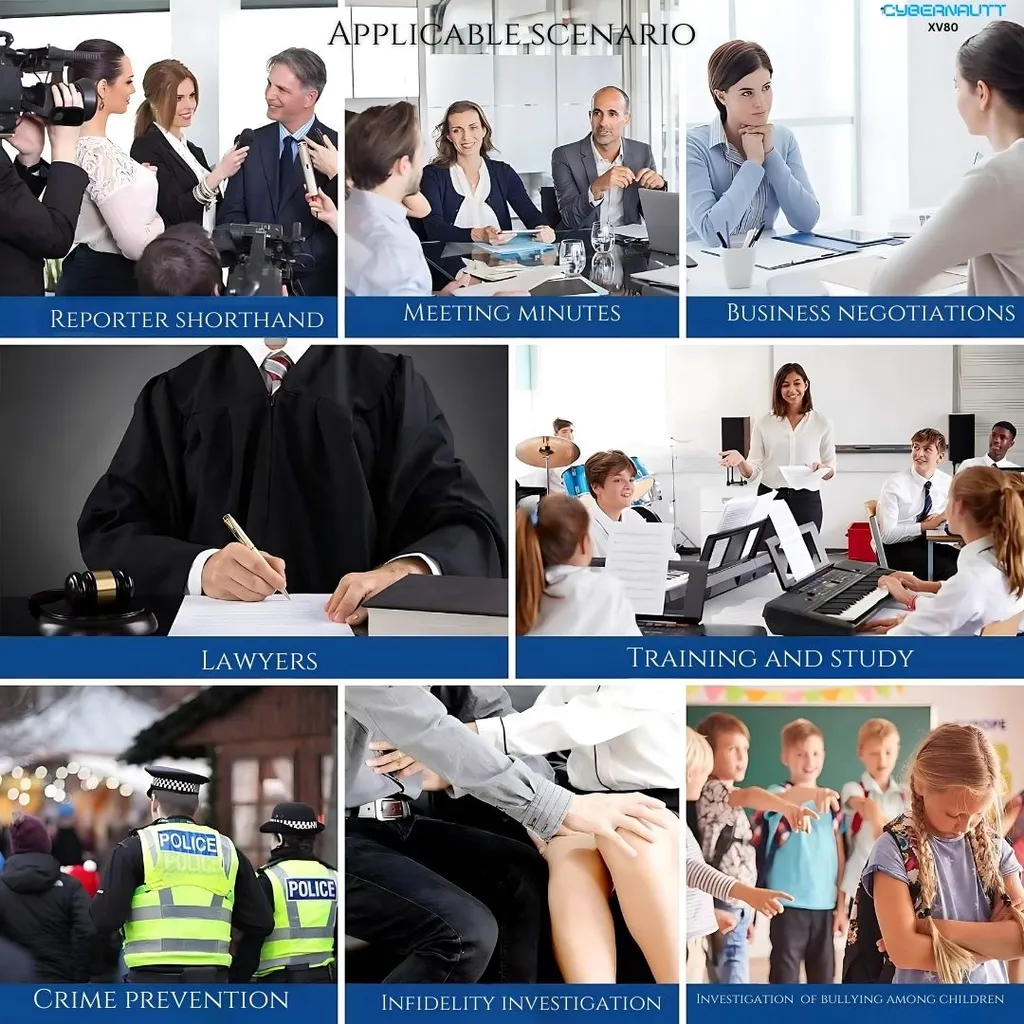 Cybernautt XV80 30hrs Mini Voice Recorder