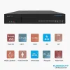 Cybernautt 3MP Full HD Indoor & Outdoor Network IP Combo Kit with 10Ch NVR, 2B 1D Full HD Camera, 4Ch POE, 100m Copper LAN Cable & Connectors