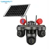 Cybernautt X18A 6MP+6MP+6MP Mobile controlled rotation of Triple lens 4G Solar SIM Camera  with Motion/Human Detect, Night Vision, Push Alarm, Two Way Audio with hooter and Alarm light