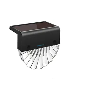 Cybernautt Solar Step Lights, SL15 Stair Lights, 85LM Warm White 3500K, IP65 Waterproof, 50,000 Hours LED, with Lithium Battery for Outdoor Steps, Deck, Patio, Pathway (Solar Powered)