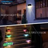 Cybernautt Solar Step Lights, SL15 Stair Lights, 85LM Warm White 3500K, IP65 Waterproof, 50,000 Hours LED, with Lithium Battery for Outdoor Steps, Deck, Patio, Pathway (Solar Powered)