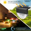 Cybernautt Solar Step Lights, SL15 Stair Lights, 85LM Warm White 3500K, IP65 Waterproof, 50,000 Hours LED, with Lithium Battery for Outdoor Steps, Deck, Patio, Pathway (Solar Powered)