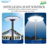 Cybernautt Moondust SL22-500 500W Solar LED Street Light - 2000LM, 6000K Daylight, Motion Sensor, IP66 Waterproof, Ultra long battery life, Landscape lighting, pathway borders, driveway markers, garden accents, patio perimeter lighting