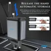 XUGA XA06 120W 4 in 1 Retractable Car Charger,Super Fast Charger, 180 Degree Rotation, Starry Sky Light,2 Retractable Cables & 1 USB Port, 1 Type C Car Adapter for Android Phones & iPhone & iPad