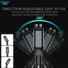 XUGA XA06 120W 4 in 1 Retractable Car Charger,Super Fast Charger, 180 Degree Rotation, Starry Sky Light,2 Retractable Cables & 1 USB Port, 1 Type C Car Adapter for Android Phones & iPhone & iPad