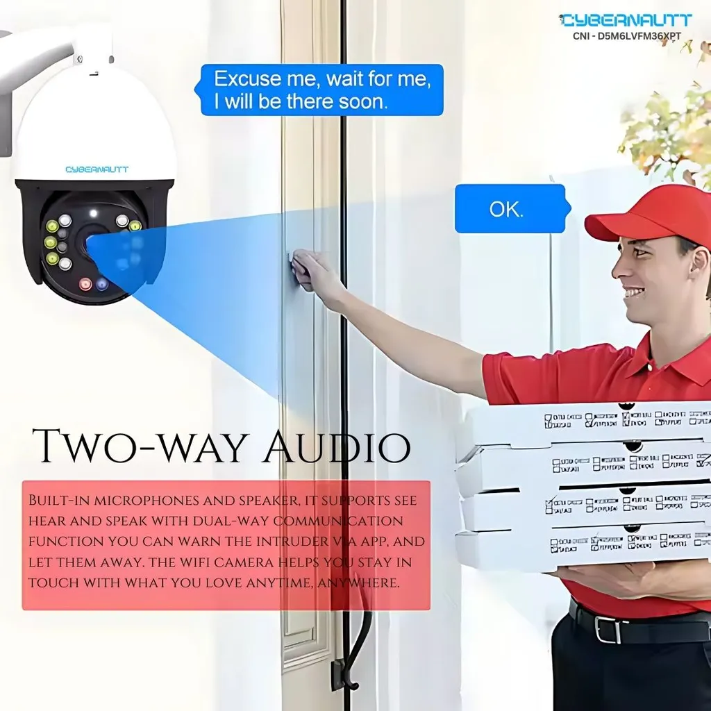 Cybernautt CNI - D5M6LVFM36XPT Full metal Body 5MP IP  Bullet CAMERA , 36x Zoom , Color Night vision , NVR Enabled