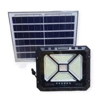 Cybernautt Green 100W 6000K 2400mAh LED Solar Flood Light, Orion SL06-100