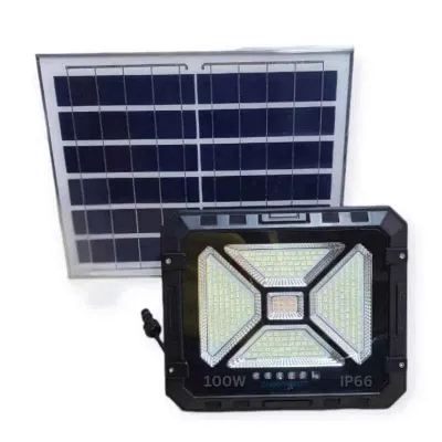 Cybernautt Green 100W 6000K 2400mAh LED Solar Flood Light, Orion SL06-100