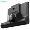 Cybernautt A3X 4 inch 3-Channel Front & Rear Camera WiFi Dashcam with Night Vision, G-Sensor & Loop Recording